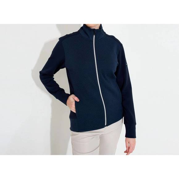 NEW ABACUS SPORTSWEAR US carden midlayer full-zip jacket in navy